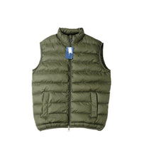 GANT Puffer Vest Gilet - Olive Green