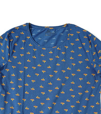 H&M T-Shirt – Blue with Submarine Print