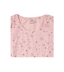 H&M Premium Round Neck | Pink Star Print T-Shirt