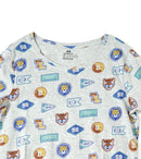 H&M Premium Round Neck T-Shirt with Playful Camping Print – Soft Cotton for Casual Days