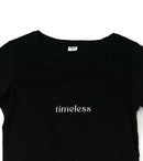 Thought Women's Timeless Black T-Shirt - Minimalist Statement Tee