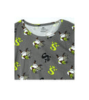 H&M Premium Round Neck | Gray Shrek-Themed Graphic T-Shirt