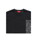 Guess Black Graphic Round Neck T-Shirt
