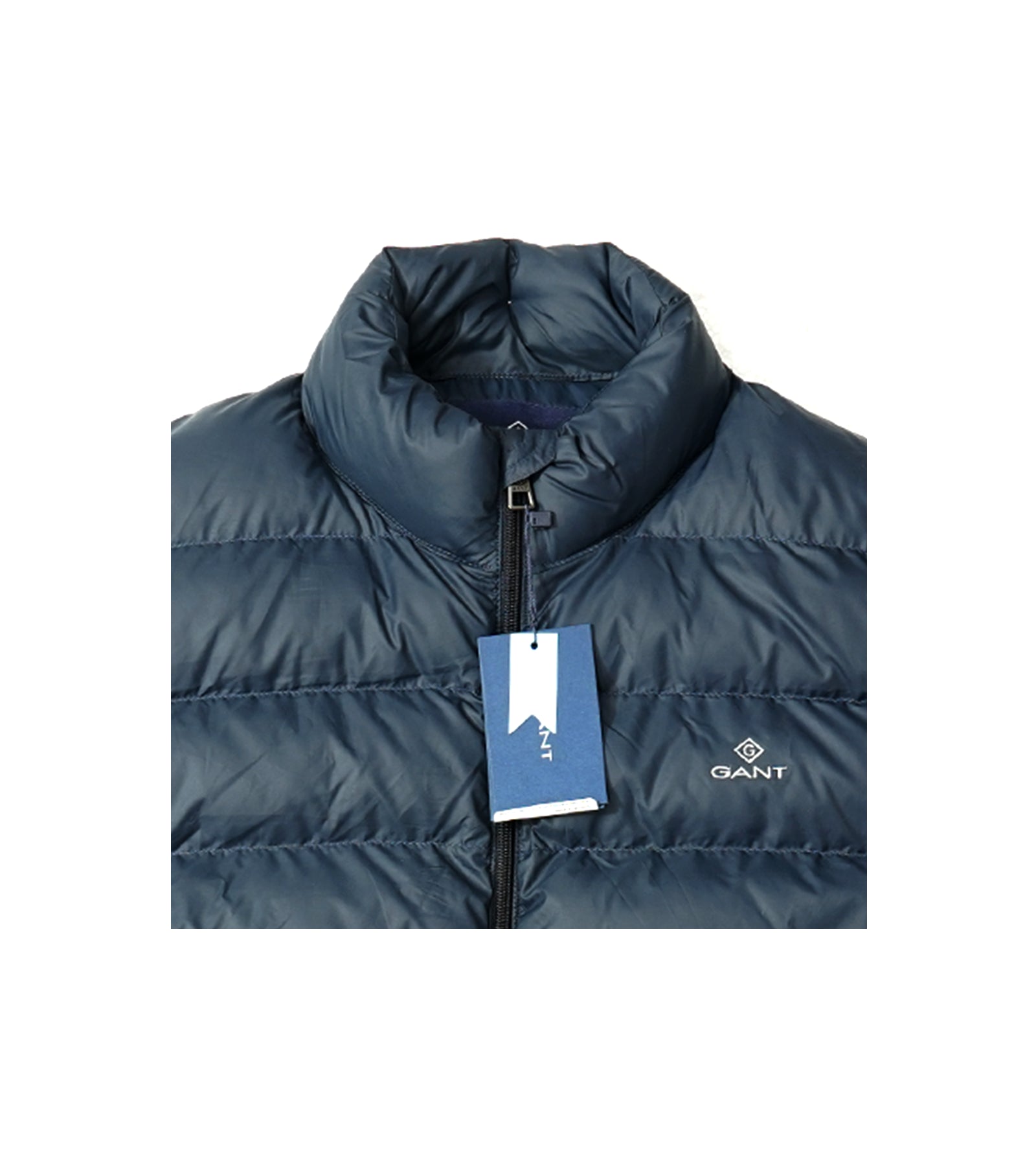 GANT Puffer Vest Gilet - Navy Blue
