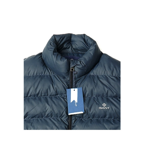 GANT Puffer Vest Gilet - Navy Blue