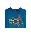 Gant Turquoise Sweatshirt with Vintage Logo and Number 9