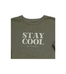 Slow Sundays Sweatshirt - Olive Green with Star Graphic