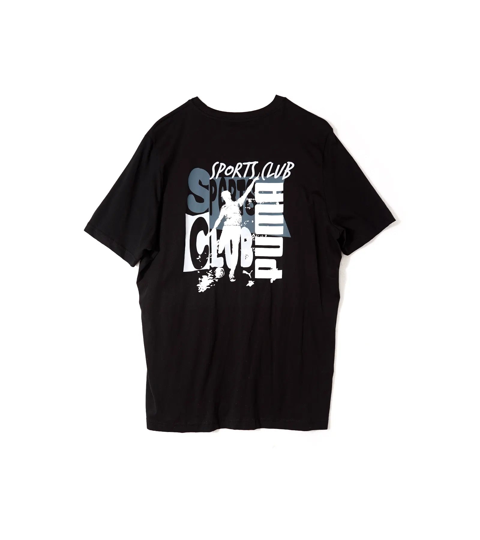 Puma Round Neck T-Shirt - Black with Small Logo