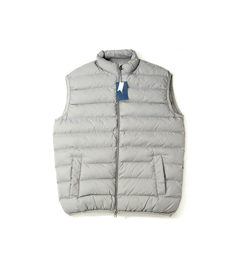 GANT Puffer Vest Gilet - Silver Grey