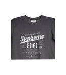 Supreme Sweatshirt - Charcoal Grey with San Francisco Graphic