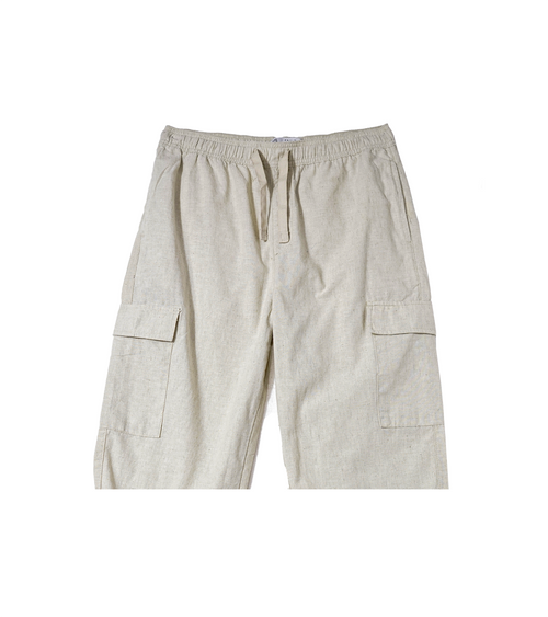 Men’s Beige Cargo Pants - Comfortable & Casual Fit