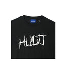 Hugo Black Graphic Round Neck T-Shirt