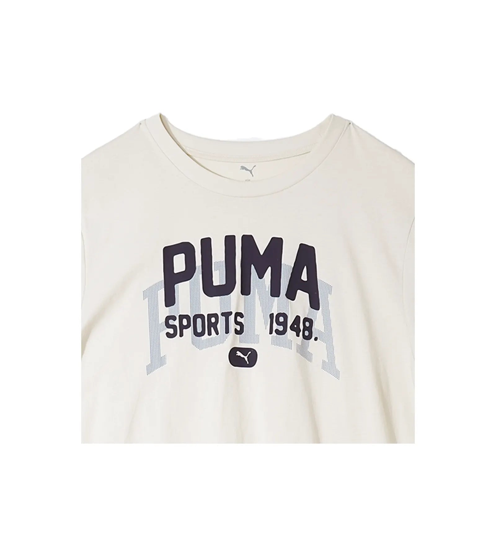 Puma Sports 1948 Round Neck T-Shirt - Off-White