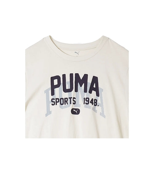 Puma Sports 1948 Round Neck T-Shirt - Off-White