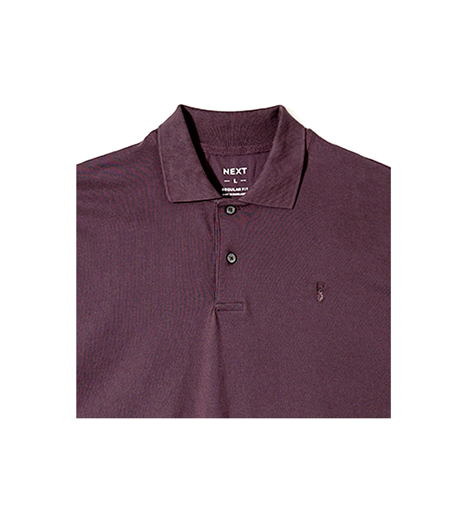 Next Polo Regular Fit Men's Green Embroidered Polo Shirt