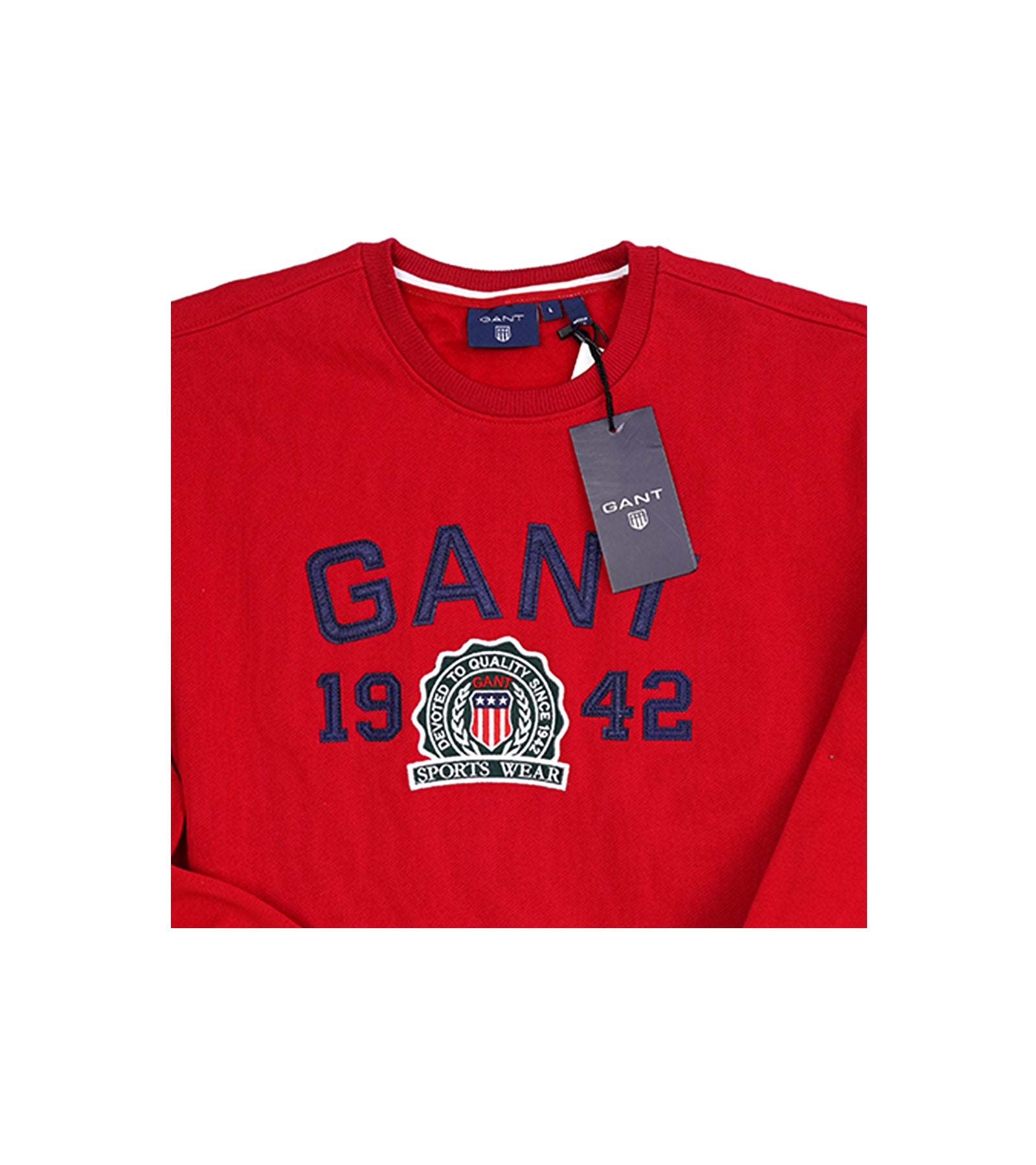 Gant Red Sweatshirt with Sports Wear Logo