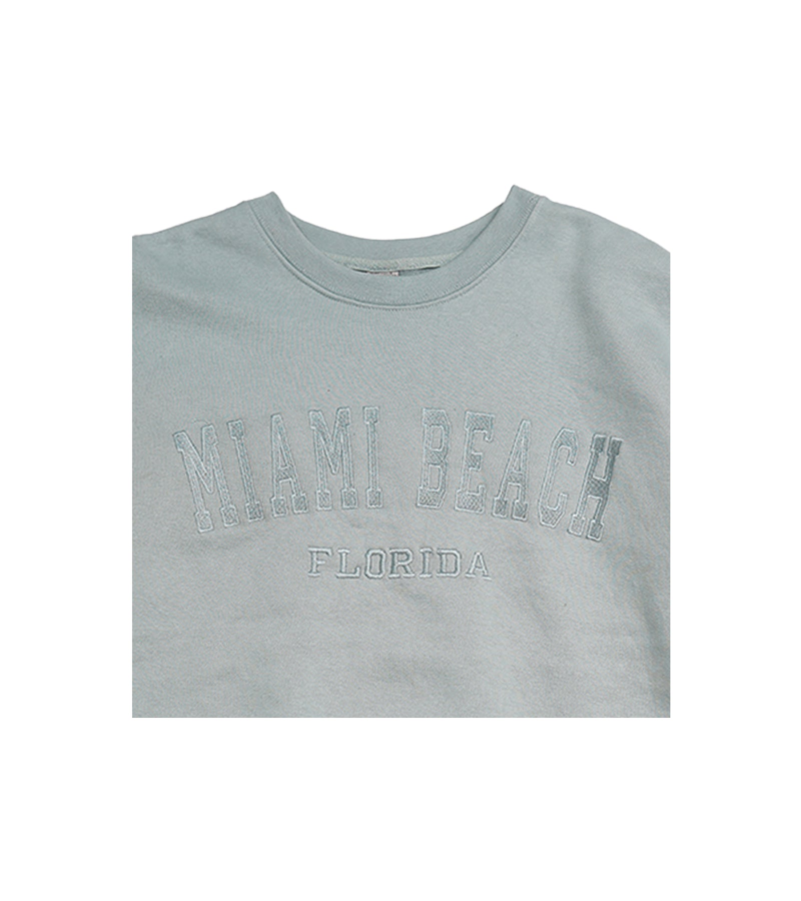 Pacific Sweatshirt | Light Green Miami Beach Sweatshirt