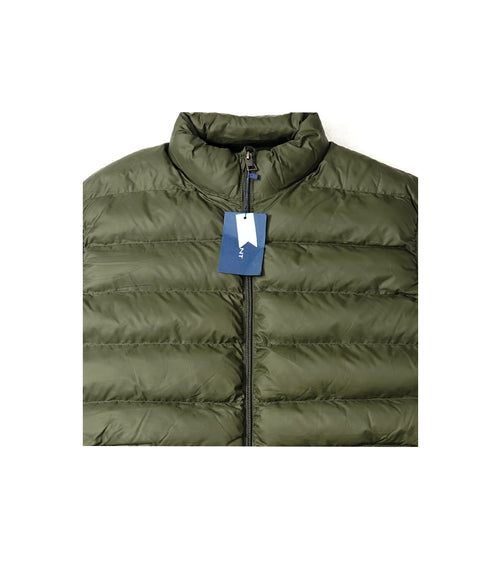 GANT Puffer Vest Gilet - Olive Green