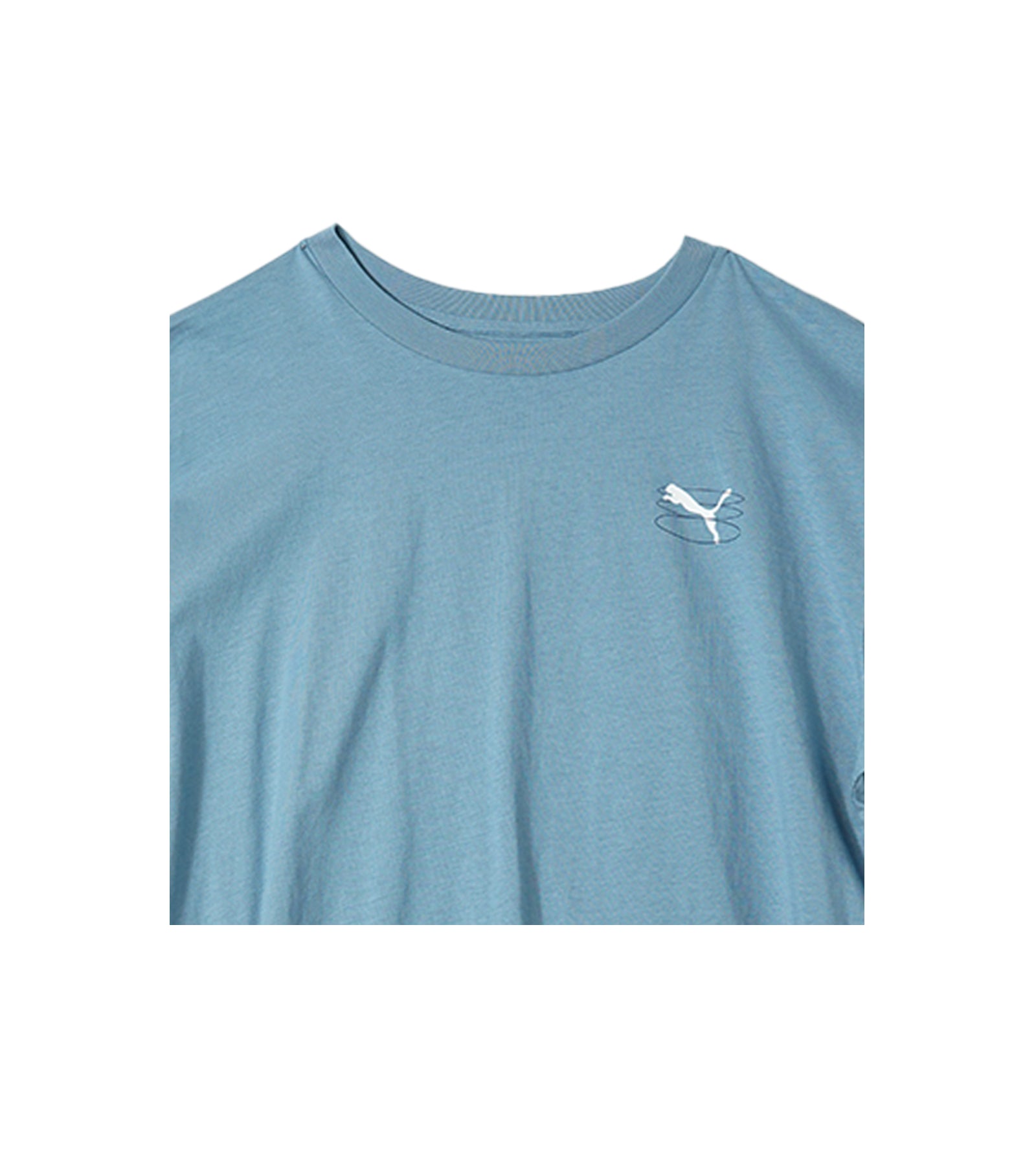 BOSS Men's Blue Graphic Logo T-Shirt
