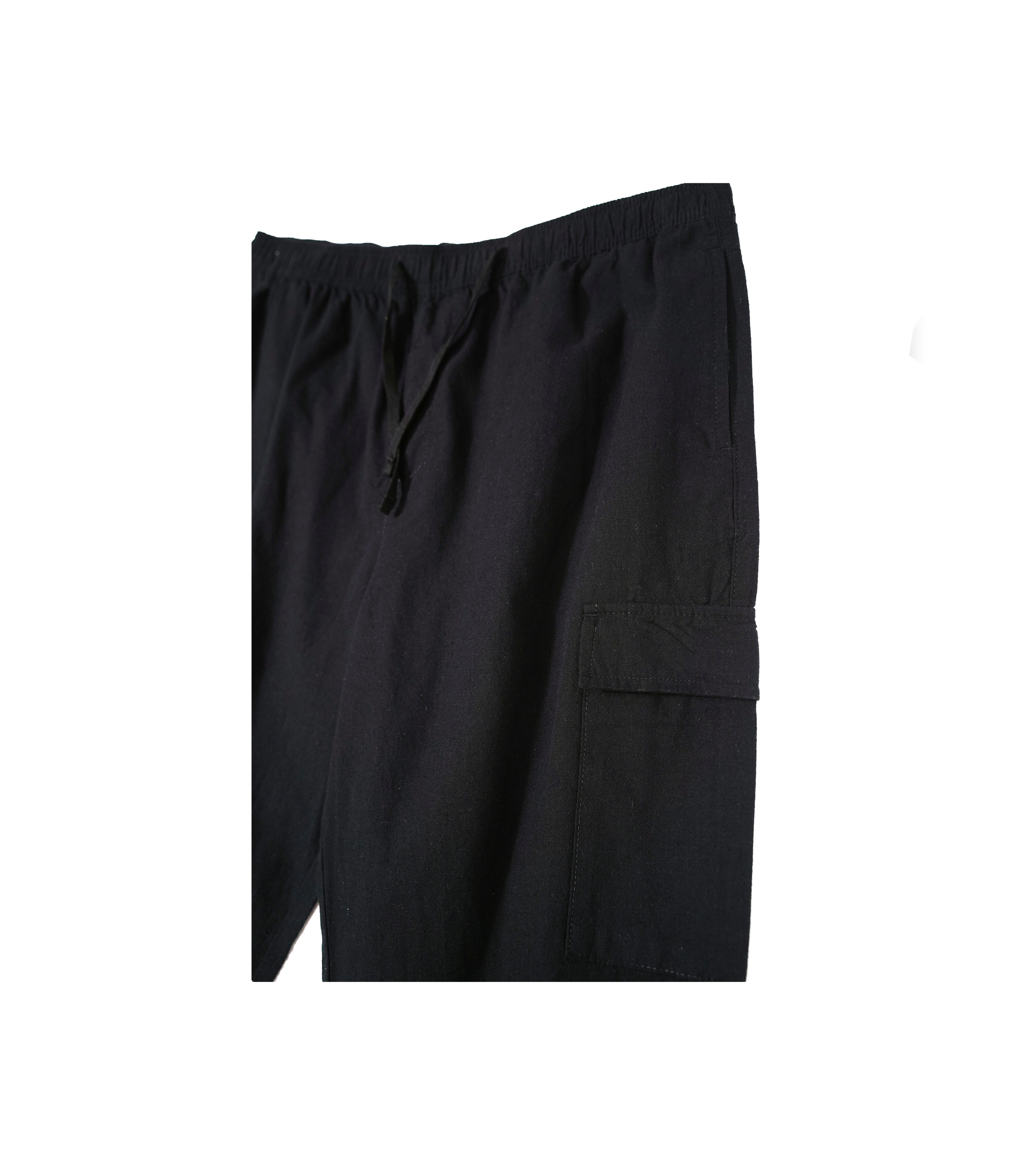 Men’s Black Cargo Pants - Comfortable & Stylish