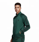 Adidas Premium Zipper Jacket | Green Athletic Zip Jacket