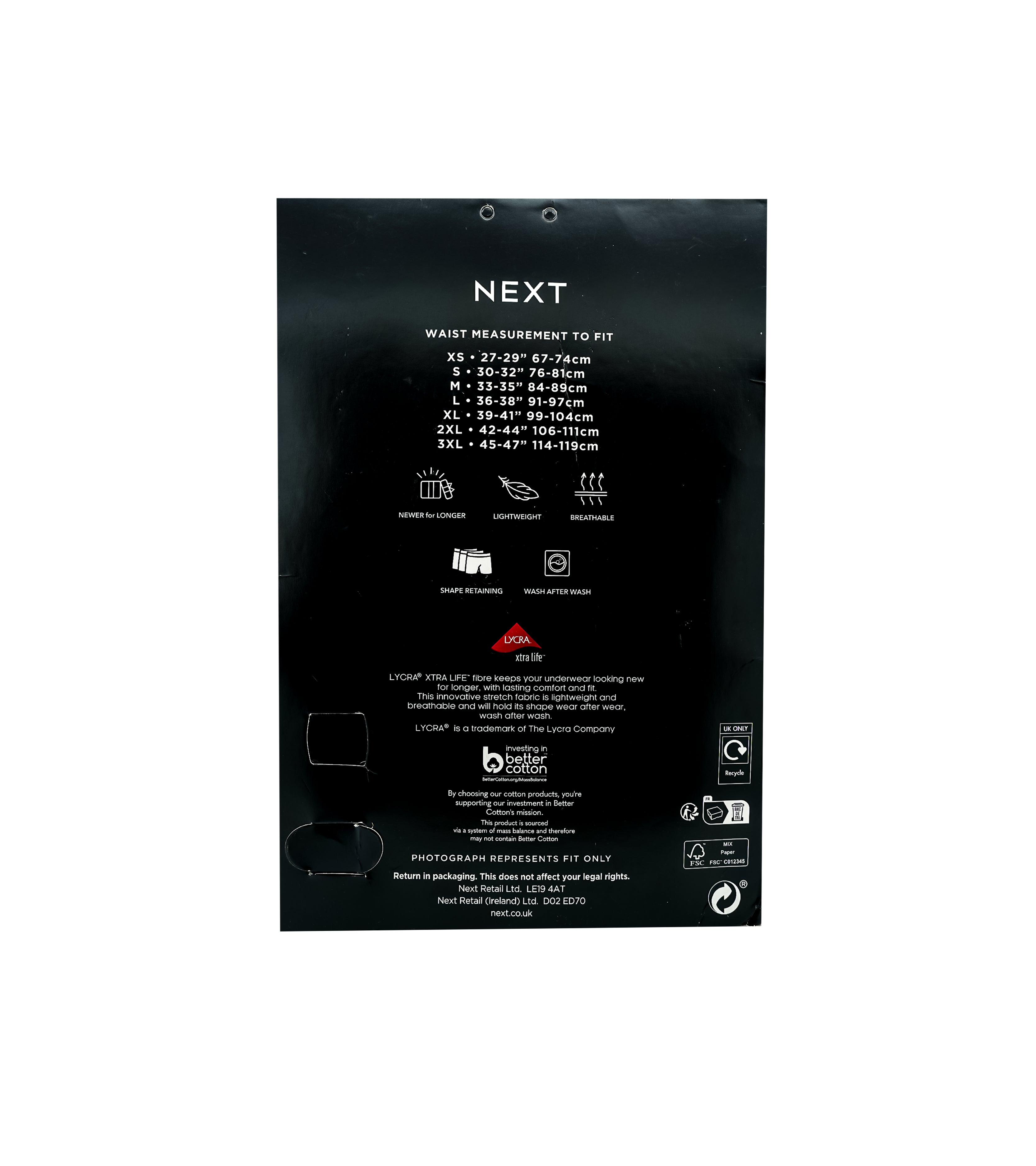 Next Boxers 4 pack 100% Cotton Cotton Stretch